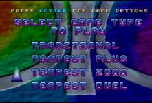 une photo d'Ã©cran de Tempest 2000 sur Atari Jaguar